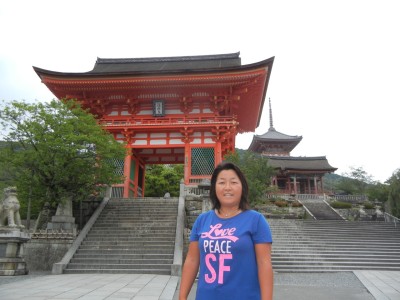 早朝ランニング。観光客のいない清水寺はなかなか珍しいです